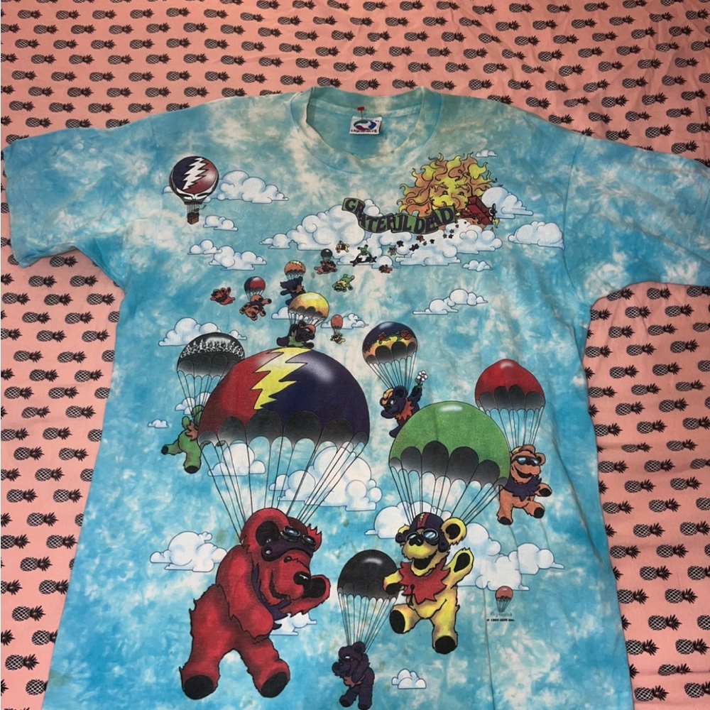 Grateful Dead Tie-Dye T-Shirt - Blue